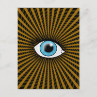 Hypnotisch blauw oog