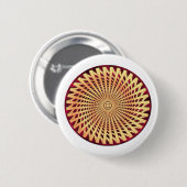 Hypnotisch glimlachend gezicht ronde button 5,7 cm (Voorkant /achterkant)
