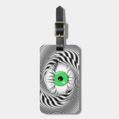 HYPNOTISCH OOG - HYPNOTIST BAGAGELABEL (Voorkant verticaal)