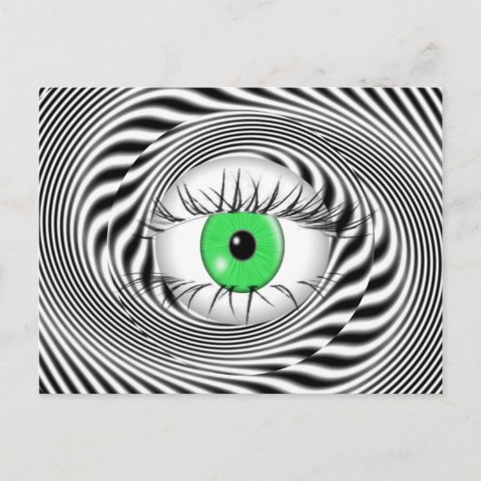 HYPNOTISCH OOG - HYPNOTIST BRIEFKAART (Voorkant)