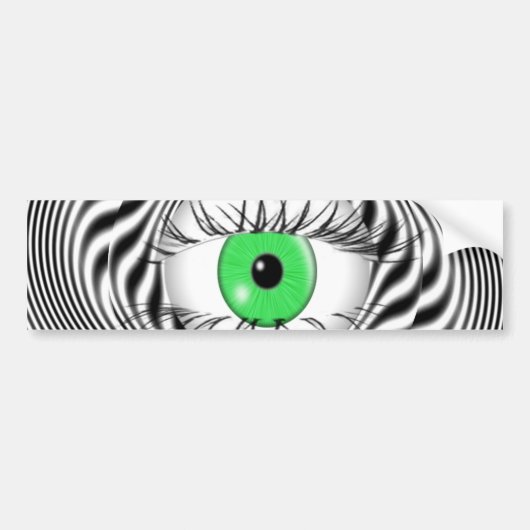 HYPNOTISCH OOG - HYPNOTIST BUMPERSTICKER (Voorkant)