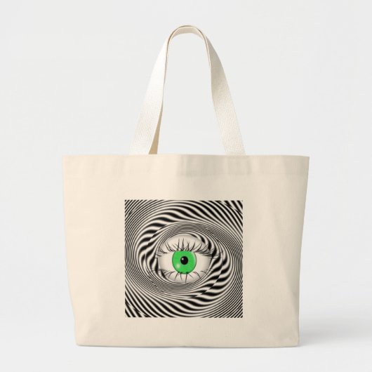 HYPNOTISCH OOG - HYPNOTIST GROTE TOTE BAG (Voorkant)