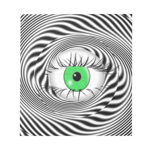 HYPNOTISCH OOG - HYPNOTIST NOTITIEBLOK (Voorkant)