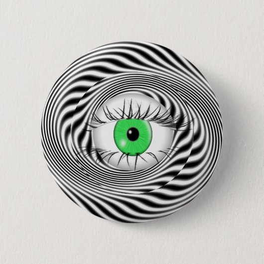 HYPNOTISCH OOG - HYPNOTIST RONDE BUTTON 5,7 CM (Voorkant)