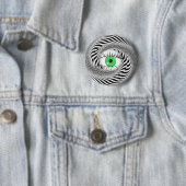 HYPNOTISCH OOG - HYPNOTIST RONDE BUTTON 5,7 CM (In situ)