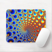 Hypnotisch portaal - Fractal Mousepad Muismat (Met muis)
