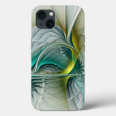 Hypnotische Abstracte Golden Turquoise Blauwgroen  Case-Mate iPhone Case (Achterkant)