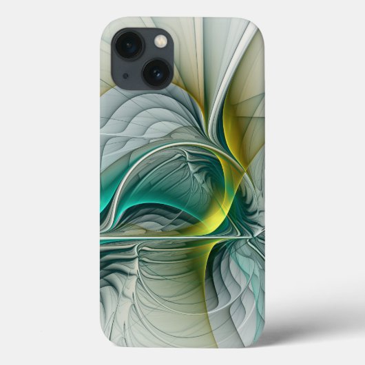 Hypnotische Abstracte Golden Turquoise Blauwgroen  Case-Mate iPhone Case (Achterkant)