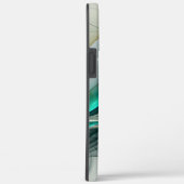 Hypnotische Abstracte Golden Turquoise Blauwgroen Case-Mate iPhone Case (Achterkant / Rechts)
