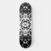 Hypnotische Abstracte zwart-wit moderne kunst Persoonlijk Skateboard (Voorkant)