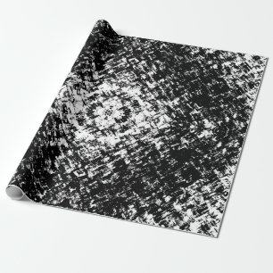Hypnotische Abstracte Zwarte En Witte Moderne Kuns Cadeaupapier