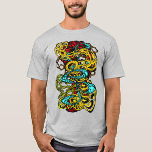Hypnotische Amorfe Phantasmagorische Moderne Groov T-shirt