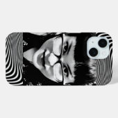 Hypnotische blik in zwart en wit Case-Mate iPhone case (Achterkant (horizontaal))