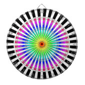 Hypnotische Bloem Dartbord (Voorkant)