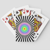 Hypnotische Bloem Pokerkaarten (Achterkant)