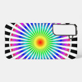 Hypnotische Bloem Samsung Galaxy Hoesje (Achterkant horizontaal)