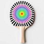 Hypnotische Bloem Tafeltennisbatje (Achterkant)