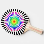 Hypnotische Bloem Tafeltennisbatje (Zijkant)