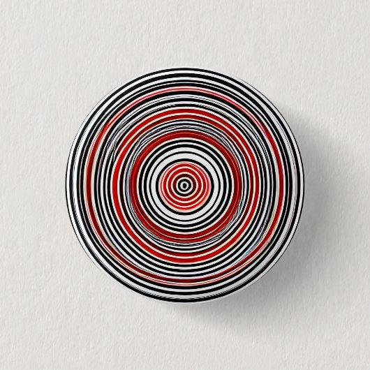 Hypnotische cirkels 3 cm rondebadge ronde button 3,2 cm (Voorkant)