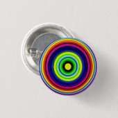 Hypnotische cirkels 3 cm rondebadge ronde button 3,2 cm (Voorkant /achterkant)