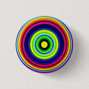 Hypnotische cirkels 3 cm rondebadge ronde button 3,2 cm