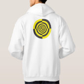 Hypnotische cirkels hoodie (Achterkant)