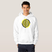 Hypnotische cirkels hoodie (Voorkant volledig)