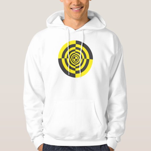 Hypnotische cirkels hoodie (Voorkant)
