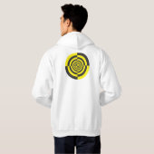 Hypnotische cirkels hoodie (Achterkant volledig)