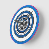 Hypnotische cirkels ronde klok (Hoek)