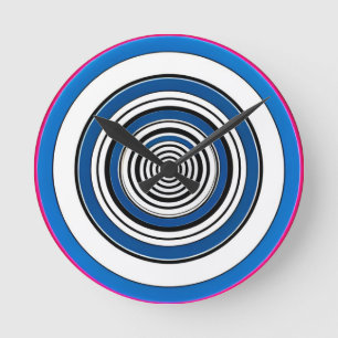 Hypnotische cirkels  ronde klok