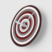 Hypnotische cirkels ronde klok (Hoek)