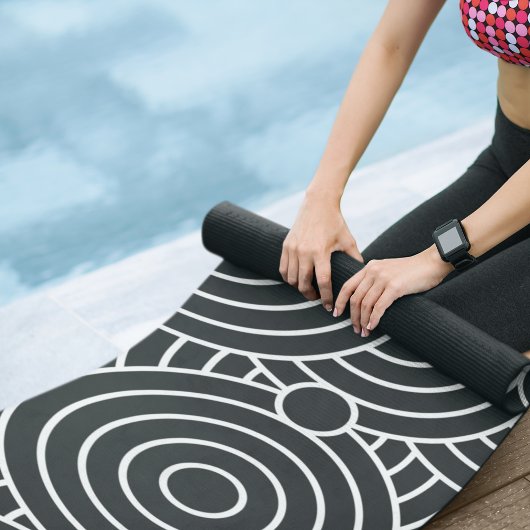 hypnotische cirkels yogamat