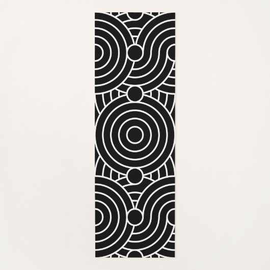 hypnotische cirkels yogamat (Voorkant)