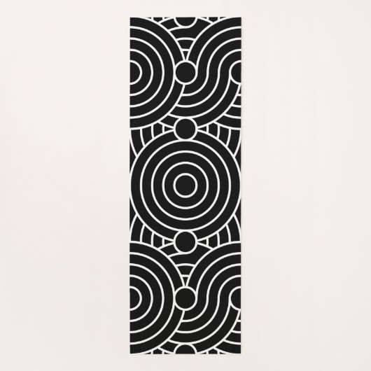 hypnotische cirkels yogamat (Achterkant)
