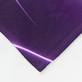 Hypnotische fractal diepe paarse bloem fleece deken (Hoek)