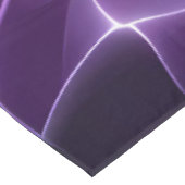 Hypnotische fractal diepe paarse bloem tafelkleed (Gekanteld)
