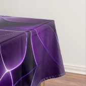 Hypnotische fractal diepe paarse bloem tafelkleed (Voorbeeld)