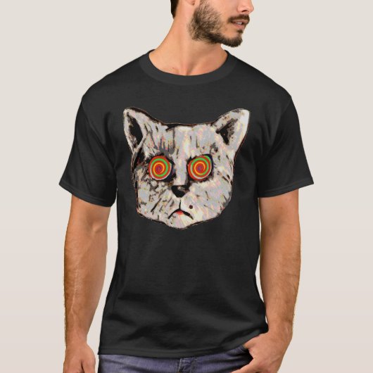 Hypnotische kattenogen t-shirt (Voorkant)