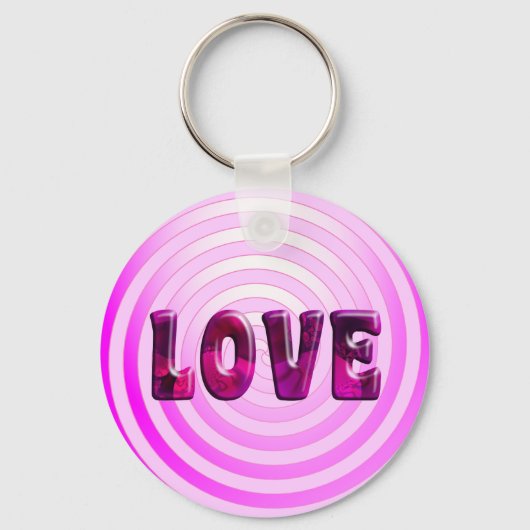 Hypnotische liefde Sleutelhanger (Voorkant)