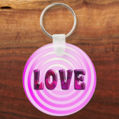 Hypnotische liefde Sleutelhanger (Voorkant)