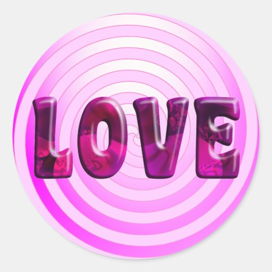 Hypnotische liefde Stickers (Voorkant)
