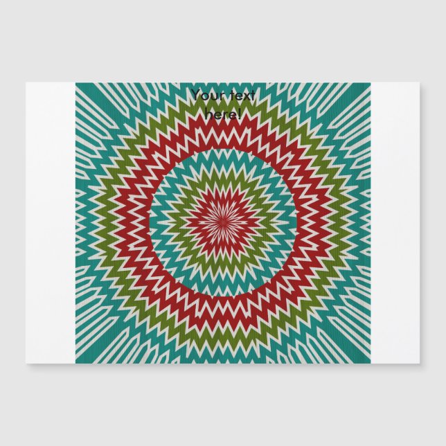 Hypnotische mandalaïsche bloem (Voorkant)