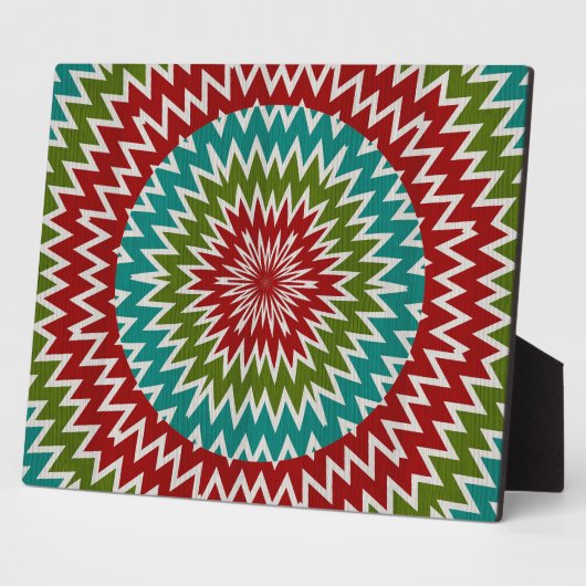 Hypnotische mandalaïsche bloem fotoplaat (Zijkant)