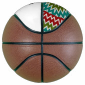 Hypnotische mandalaïsche bloem mini basketbal (Rechts)