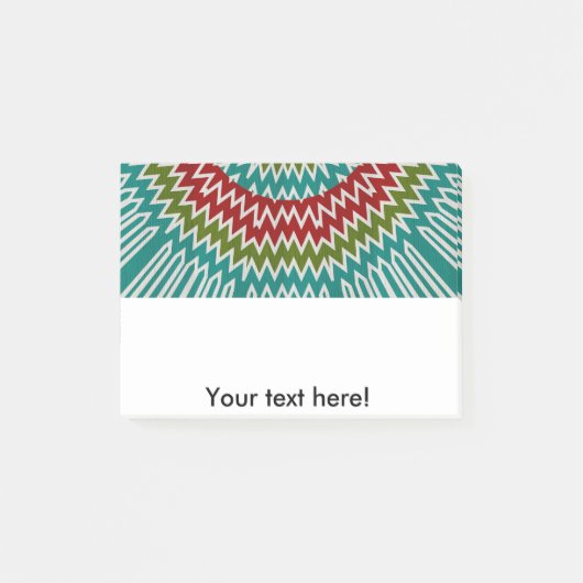 Hypnotische mandalaïsche bloem post-it® notes (Voorkant)