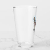 Hypnotische mysterie-armadillo shaman en Cartoon v Glas (Rechts)