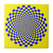 hypnotische optische illusie tegeltje (Voorkant)