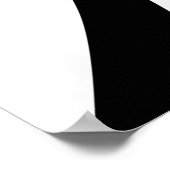 Hypnotische optische illusie Trippy Spiral Square Poster (Hoek)