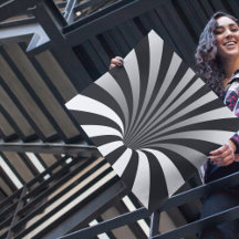 Hypnotische optische illusie Trippy Spiral Square